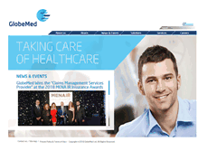 Tablet Screenshot of globemedgroup.com